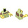 LEGO Vert jaunâtre Minifig Torse Tiana avec Décoration (973 / 78568)
