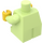 LEGO Gelblich-grün Minifigure Baby Körper mit Gelb Hände (25128)