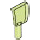 LEGO Geelachtig groen Minifigure Cleaver (79811 / 98369)