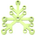 LEGO Gelblich-grün Anlage Blätter 6 x 5 (2417)