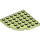 LEGO Yellowish Green Plate 6 x 6 Round Corner (6003)