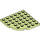 LEGO Vert jaunâtre assiette 6 x 6 Rond Coin (6003)