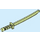 LEGO Yellowish Green Sword with Square Guard and Capped Pommel (Shamshir) (21459)