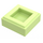 LEGO Gelblich-grün Fliese 1 x 1 mit Nut (3070 / 30039)