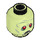 LEGO Gelblich-grün Zombie Zeke Minifigure Kopf (Einbau-Vollbolzen) (3626 / 22509)