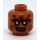 LEGO Yeoman Zombie Head (Recessed Solid Stud) (97392 / 97992)