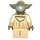 LEGO Yoda met Olive Groen Skin en Groot Robe Creases Minifiguur