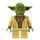 LEGO Yoda met Olive Groen Skin en Groot Robe Creases Minifiguur