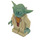 LEGO Yoda met Zandgroen Skin en Grijs Haar Minifiguur