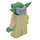 LEGO Yoda met Zandgroen Skin en Grijs Haar Minifiguur