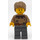 LEGO Young Peasant Minifigur mit braunen Augenbrauen