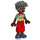 LEGO Zac met Rood, Geel en Groen Hoodie Minifiguur