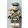 LEGO Zane - Legacy s Ramenní brnění a plochý stříbrný Hlava Minifigurka