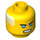 LEGO Zane - The Movie with Hair Minifigure Head (Recessed Solid Stud) (3626 / 35213)