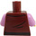 LEGO Zipper Jacket Torse avec Bright Pink Bras (973 / 76382)