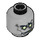 LEGO Zombie Groom Head (Recessed Solid Stud) (3626 / 10877)