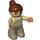 LEGO Zoo Worker jossa Beige Jalat Duplo-hahmo