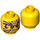 LEGO Zugu Minifigure Head (Recessed Solid Stud) (3626 / 19296)